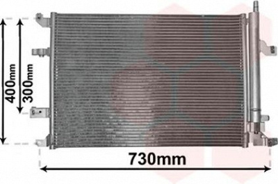 VAN WEZEL 59005138 -  Конденсатор, кондиционер